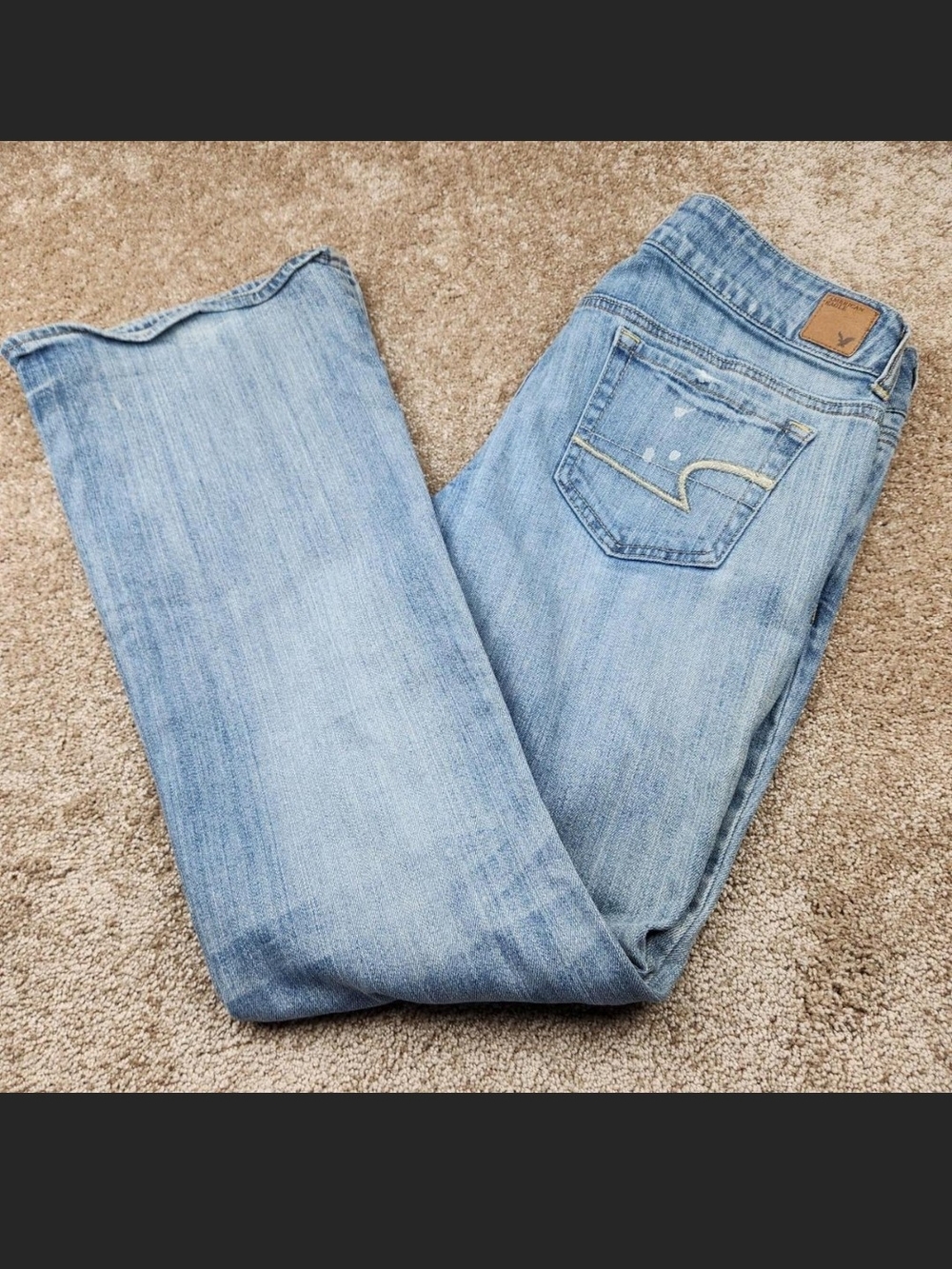American Eagle Outfitters Light Blue Boot-Cut Jeans